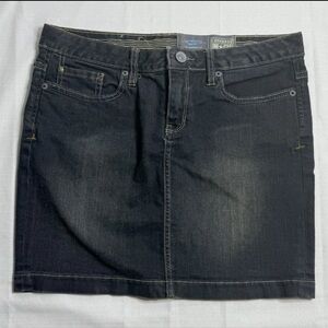 CONVERSE One Star Blue Denim Jean Mini Skirt - Women's Size 8 - Y2K